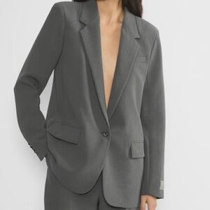 Aritzia generation blazer coal grey